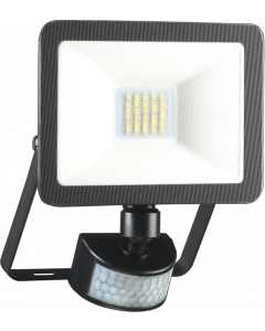 Design LED Buitenlamp met Bewegingssensor - 10W – 800LM – IP54 Waterdicht - Zwart (LF60-10-P-B)
