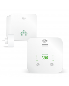 ELRO Connects Smart Wifi CO2-Messgerät-Kit - Komplettset mit koppelbarem Luftqualitätsmessgerät + K2-Connector  (SF500CO2)