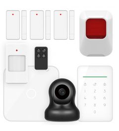 Black Friday Deal - ELRO AS90S Home+ Intelligentes drahtloses Alarmsystem – Mit zusätzlicher Kamera und Innensirene