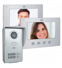 Video Deur Intercom – 2 Appartementen - 1080P Full HD Camera met nachtzicht – 4-draads kabel – 16 Beltonen (DV4000-2)
