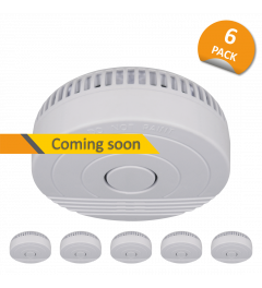 Smoke Detector with Magnet Assembly - 5 Year Battery - 6 Pack (FS1805M)