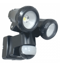 2-Kops LED Buitenlamp met Bewegingsmelder 2 x10W (LT3510P)