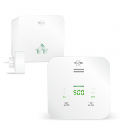 ELRO Connects Slimme Wifi CO2 Meter Kit - Complete Set met Koppelbare Luchtkwaliteitsmeter + K2 Connector (SF500CO2)