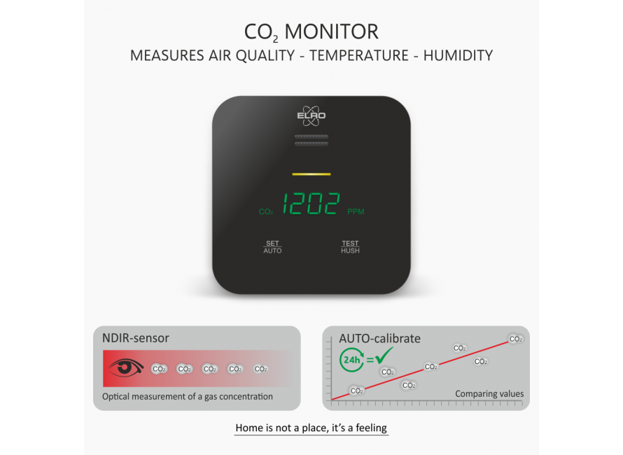 Medidor CO2 calidad del aire Kimo CHT 72590