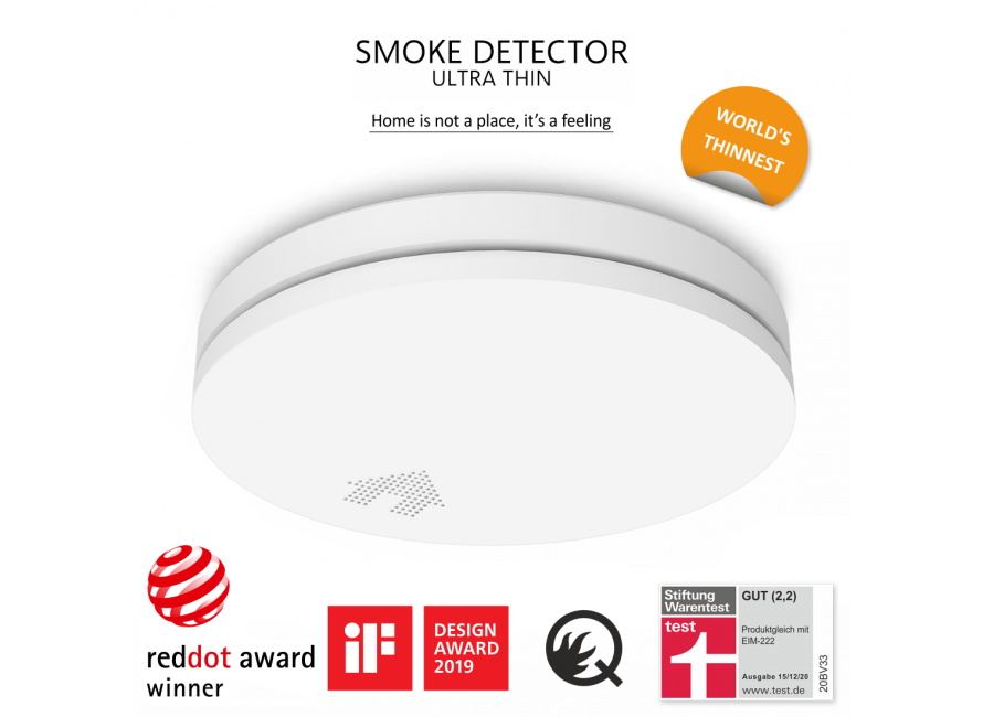 red ELRO FS811016 Smoke Detector