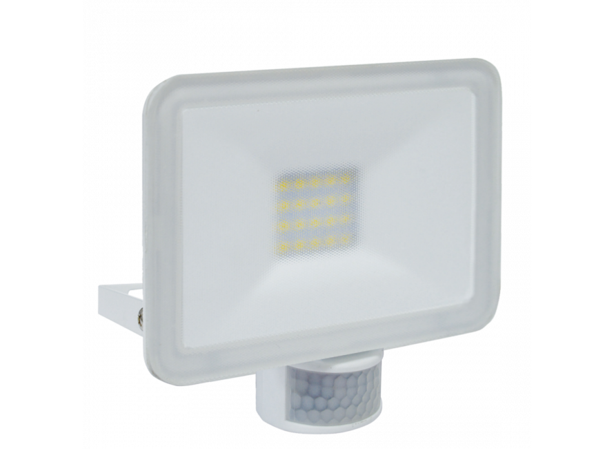 katje vertaler ophouden Design LED Buitenlamp met Bewegingsmelder 20W - Wit (LF5020P) ELRO
